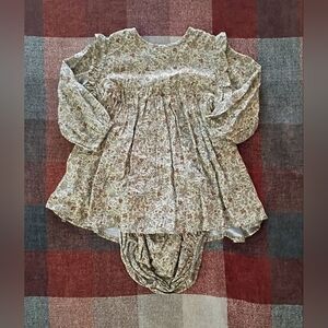 Rylee + Cru Garden Floral Piper Dress & Bloomers 18-24